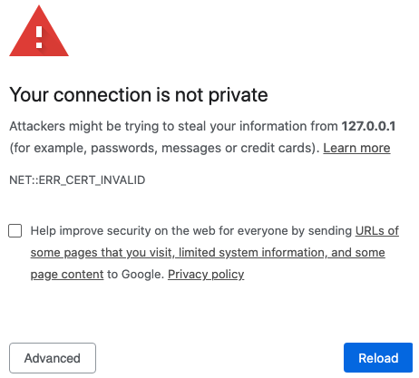 Fix Your connection is not privateAttackers might be trying to steal your  information 