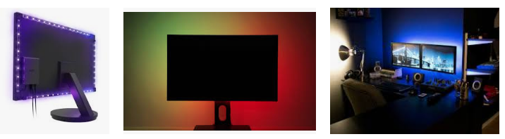 ambient back lit monitor